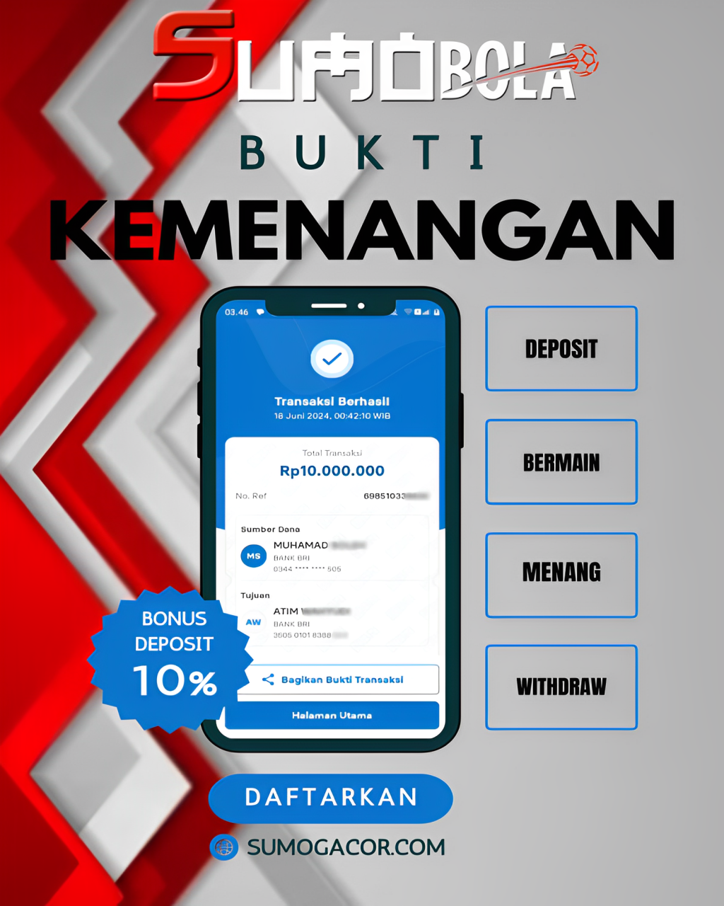 INFO KEMENANGAN SUMO BOLA 18 JUNI 2024