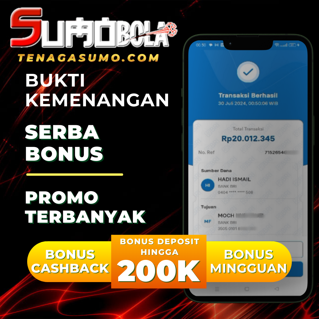 INFO KEMENANGAN SUMO BOLA 30 JULI 2024