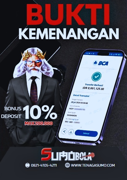 INFO KEMENANGAN SUMO BOLA 28 JULI 2024