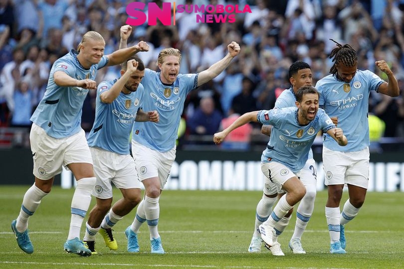 Inggris Manchester City, 82,2 Persen Juara Premier League 2024/2025!