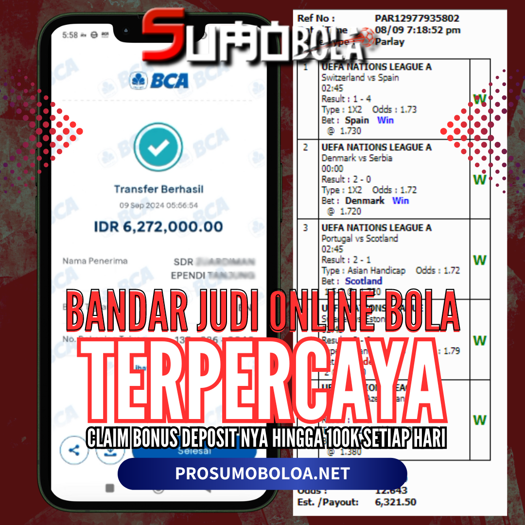 INFO KEMENANGAN SUMO BOLA 09 SEPTEMBER 2024