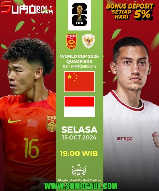 Wow! Laga China vs Timnas Indonesia Disiarkan Langsung 141 Negara di Berbagai Belahan Dunia