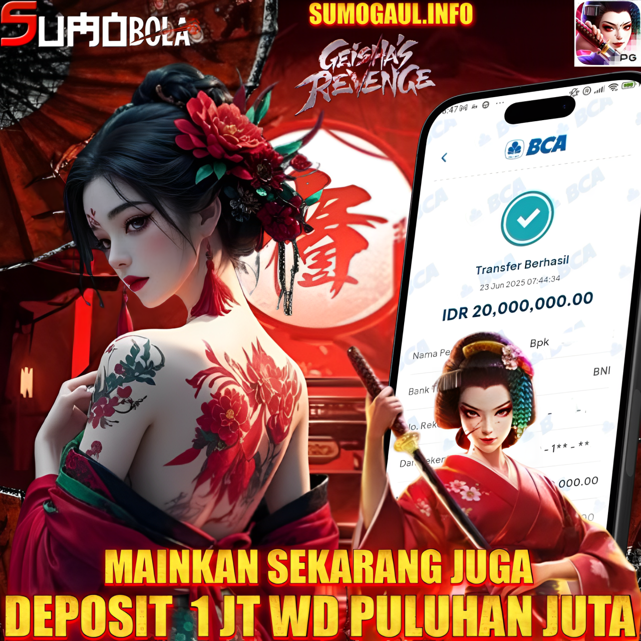 INFO KEMENANGAN SUMO BOLA 23 JUNI 2025