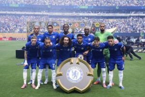 Starting XI Chelsea di final Piala Dunia Antarklub 2025 melawan PSG, Senin 14 Juli 2025. (c) AP Photo/Seth Wenig