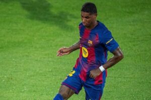 Penampilan Marcus Rashford untuk Barcelona di ajang Joan Gamper Trophy (c) Official X Barcelona