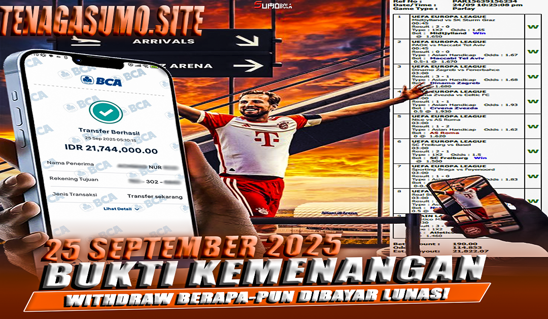 INFO KEMENANGAN SUMO BOLA 25 SEPTEMBER 2025