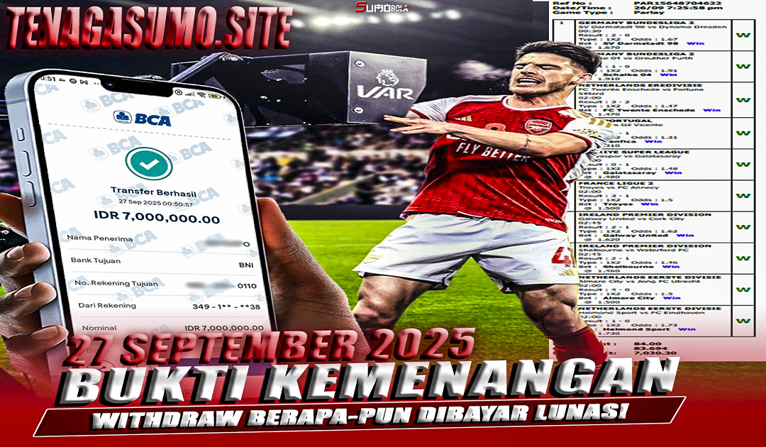 INFO KEMENANGAN SUMO BOLA 27 SEPTEMBER 2025