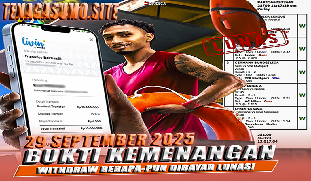 INFO KEMENANGAN SUMO BOLA 29 SEPTEMBER 2025
