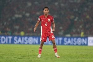 Aksi Beckham Putra bersama Timnas Indonesia pada laga Kualifikasi Piala Dunia 2026 zona Asia (c) PERSIB.co.id/@TimnasIndonesia