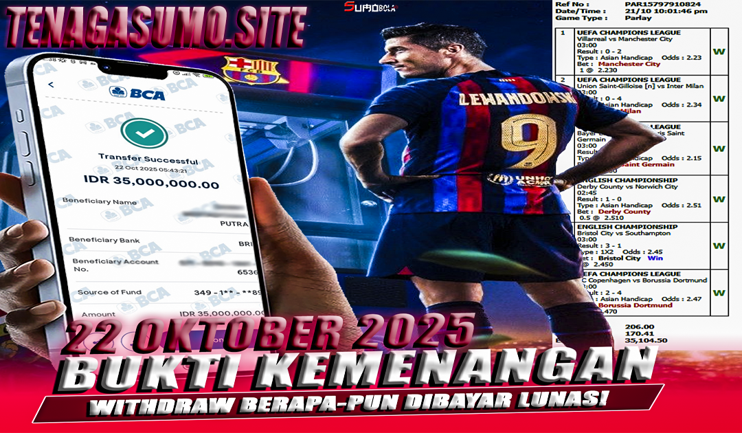 INFO KEMENANGAN SUMO BOLA 22 OKTOBER 2025