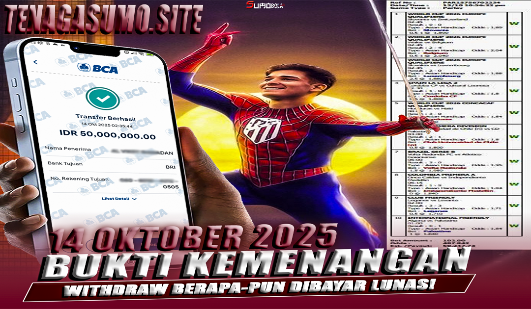 INFO KEMENANGAN SUMO BOLA 14 OKTOBER 2025