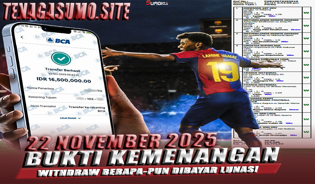 INFO KEMENANGAN SUMO BOLA 22 NOVEMBER 2025