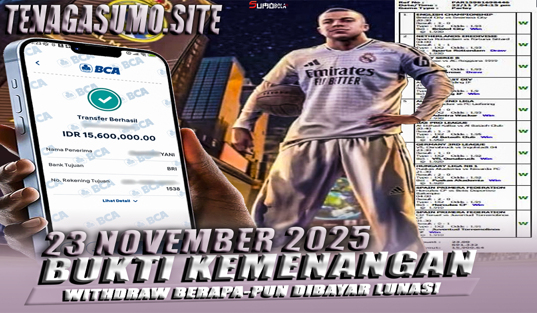 INFO KEMENANGAN SUMO BOLA 23 NOVEMBER 2025