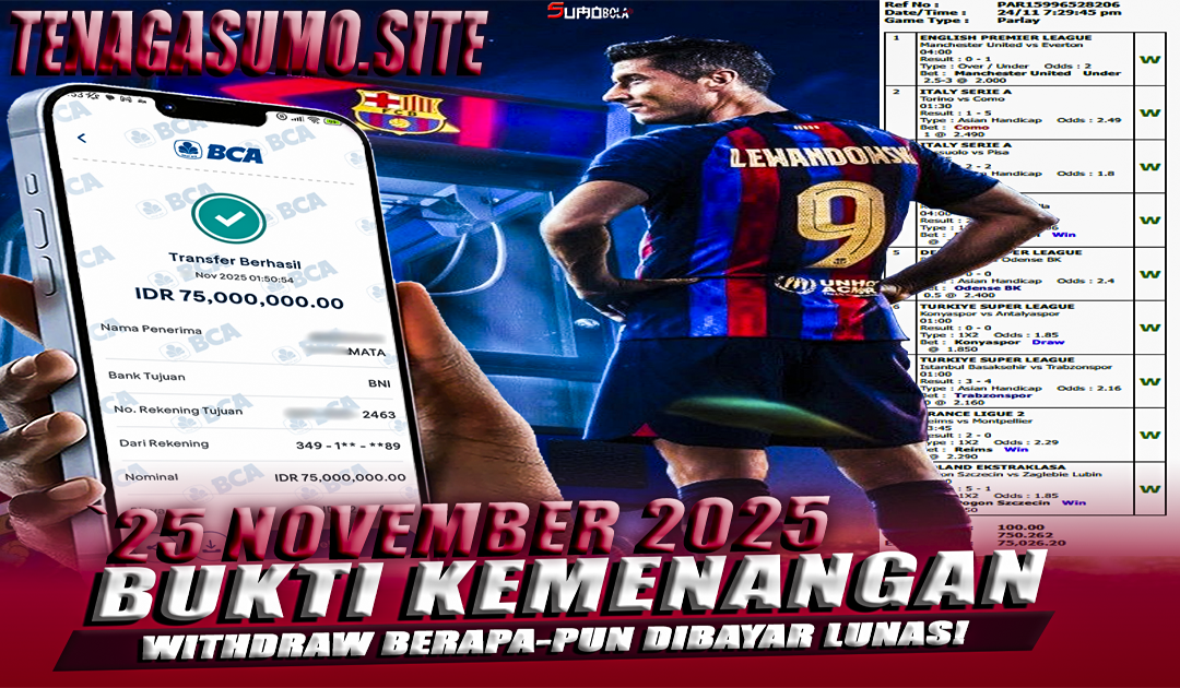 INFO KEMENANGAN SUMO BOLA 25 NOVEMBER 2025