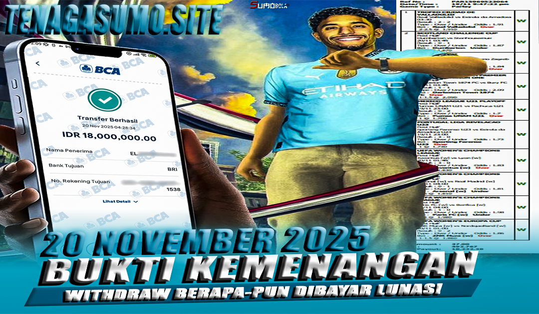INFO KEMENANGAN SUMO BOLA 20 NOVEMBER 2025