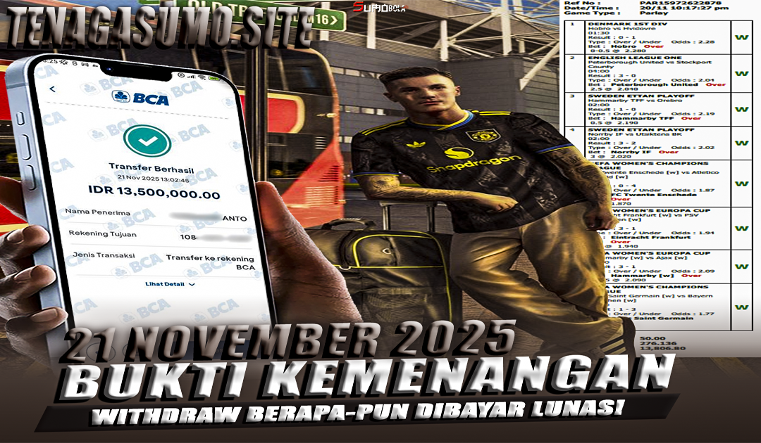 INFO KEMENANGAN SUMO BOLA 21 NOVEMBER 2025