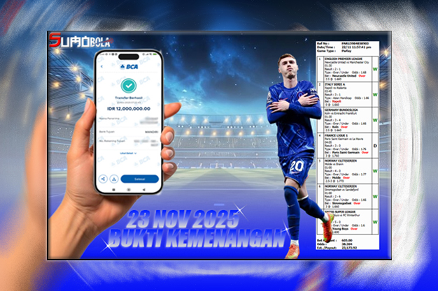 INFO KEMENANGAN SUMO BOLA 23 NOVEMBER 2025