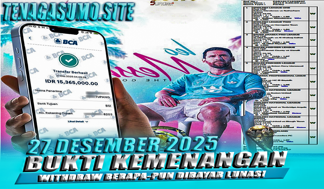 INFO KEMENANGAN SUMO BOLA 27 DESEMBER 2025