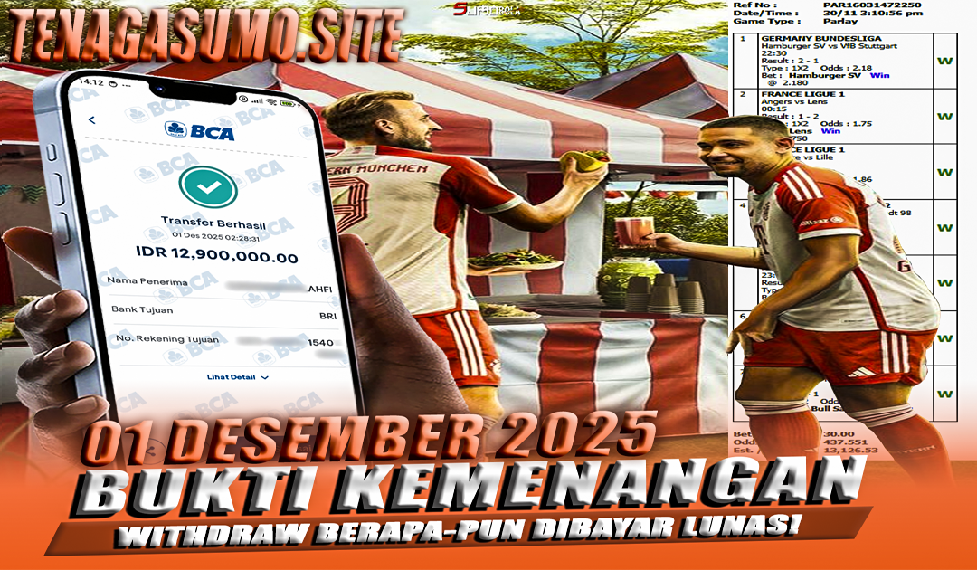 INFO KEMENANGAN SUMO BOLA 01 DESEMBER 2025
