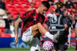 Striker Manchester United, Benjamin Sesko (c) MUFC Official