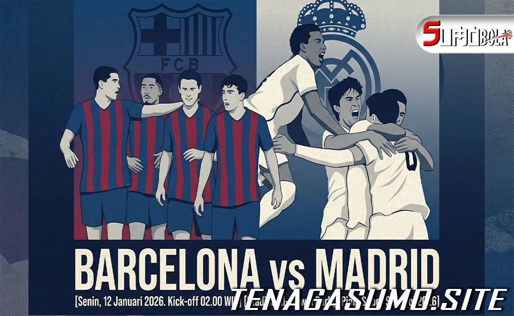 Tempat Menonton Barcelona vs Real Madrid di Final Piala Super Spanyol 2026