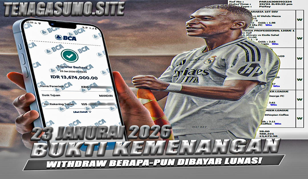 INFO KEMENANGAN SUMO BOLA 23 JANUARI 2026