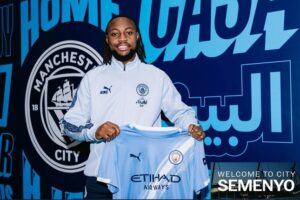 Antoine Semenyo bergabung dengan Manchester City dan memakai nomor punggung 42. (c) dok.ManCity