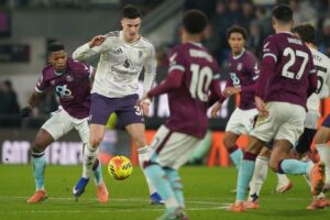 Penyerang Manchester United, Benjamin Sesko beraksi di laga melawan Burnley, 8 Januari 2026 lalu pada lanjutan Liga Inggris. (c) AP Photo/Ian Hodgson