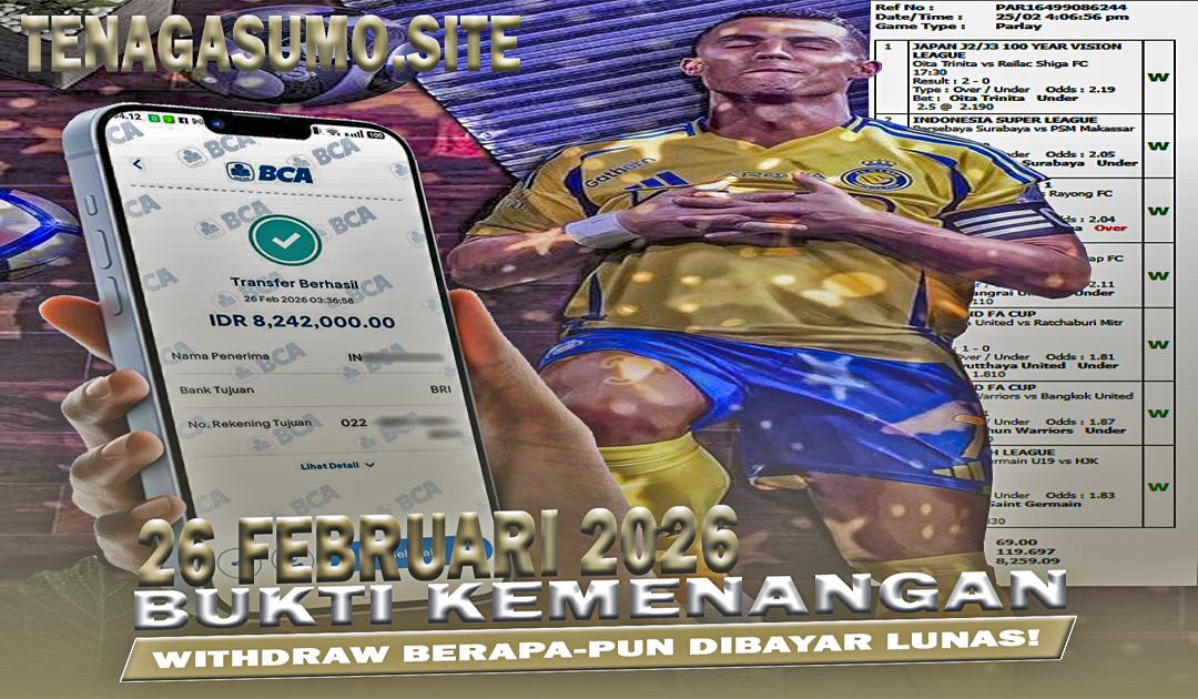 INFO KEMENANGAN SUMO BOLA 26 FEBRUARI 2026